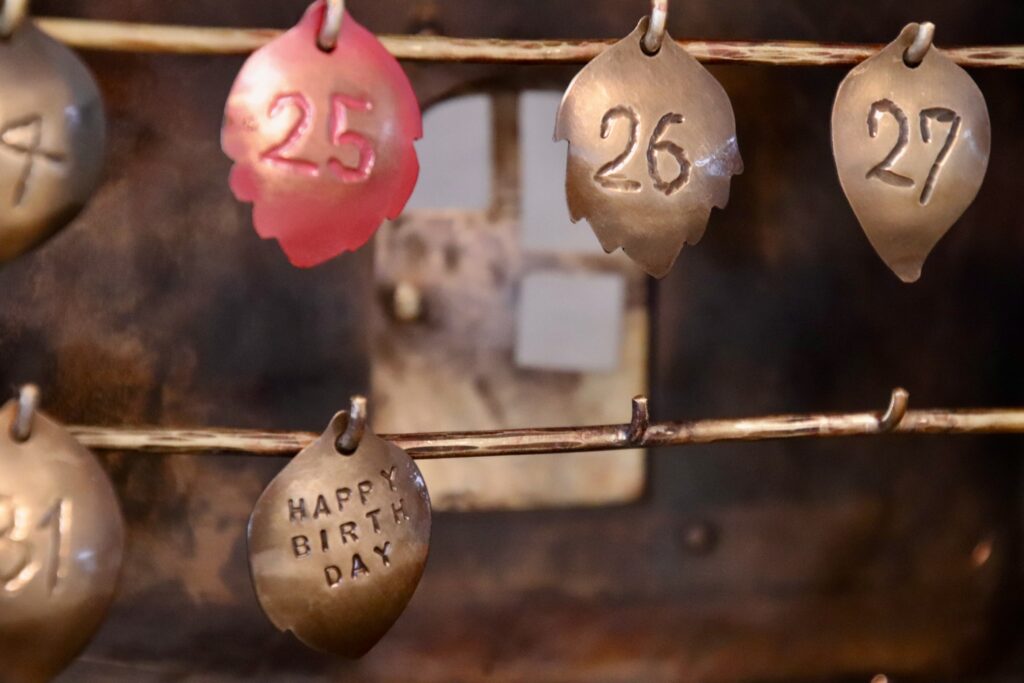 誕生日のプレートもある